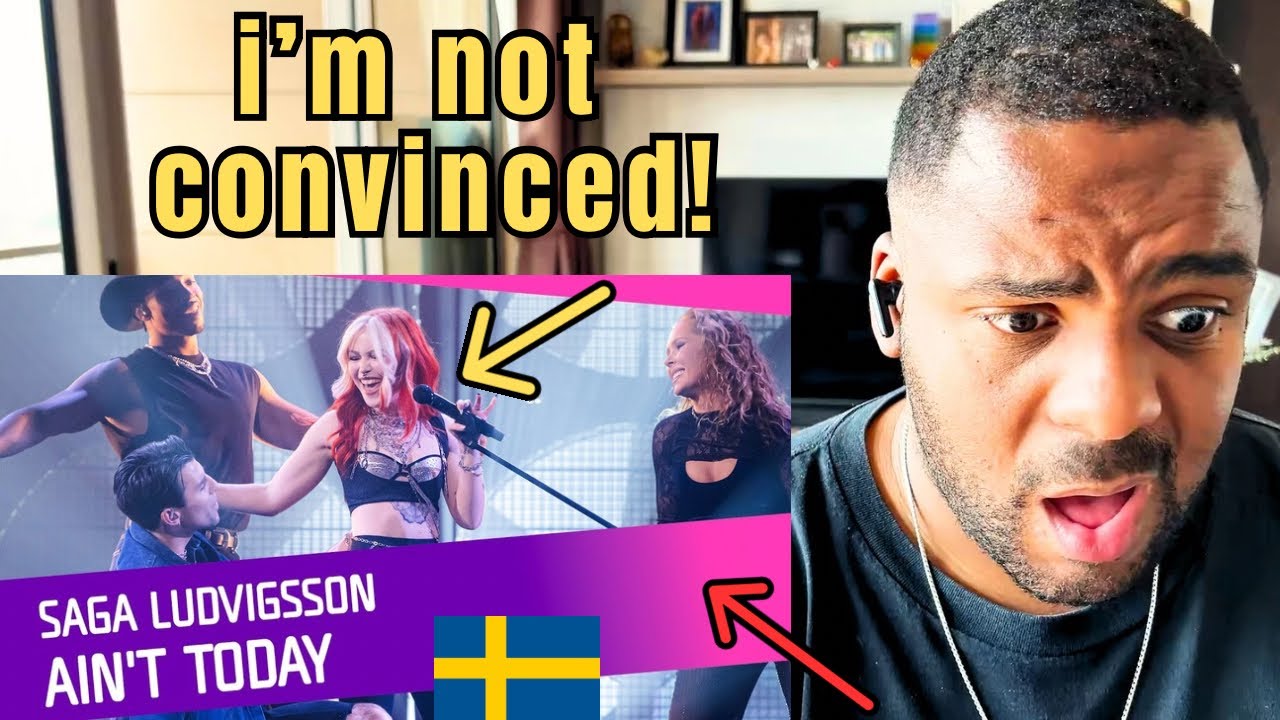 Брит реагирует на сагу о Людвигссоне «Не сегодня» | Мелодифестивален