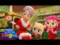 Covering For Santa on Christmas | Little Angel | Cartoons for Kids | Songs for Childern
