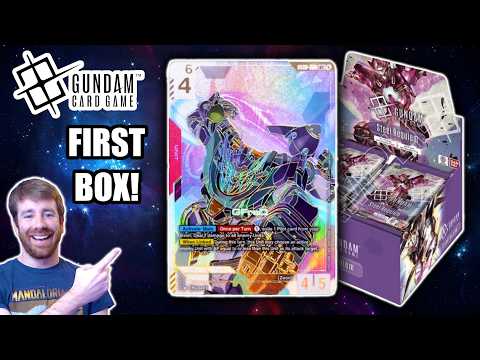 Awesome Box!! Gundam Card Game Steel Requiem Booster Box Opening