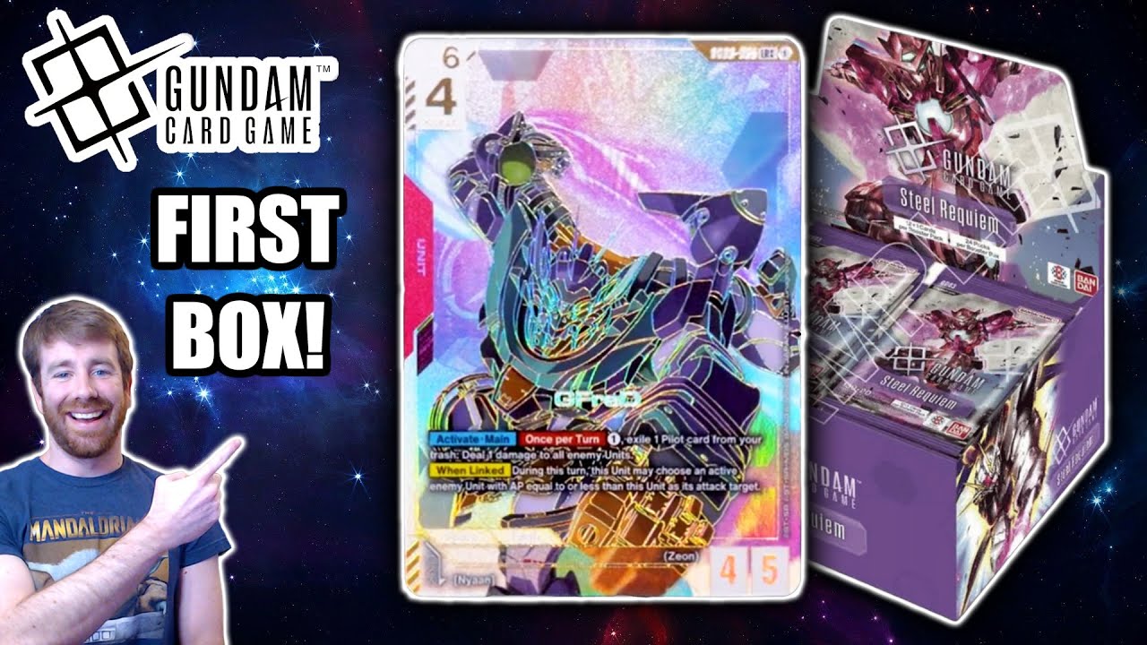 SP Pull! Steel Requiem Gundam Card Game Set 3 Booster Box Opening