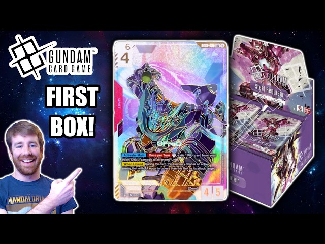 Awesome Box!! Gundam Card Game Steel Requiem Booster Box Opening