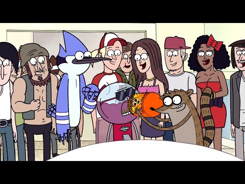 Regular Show - Benson Vs Chuck In A Spice Eating Challenge
