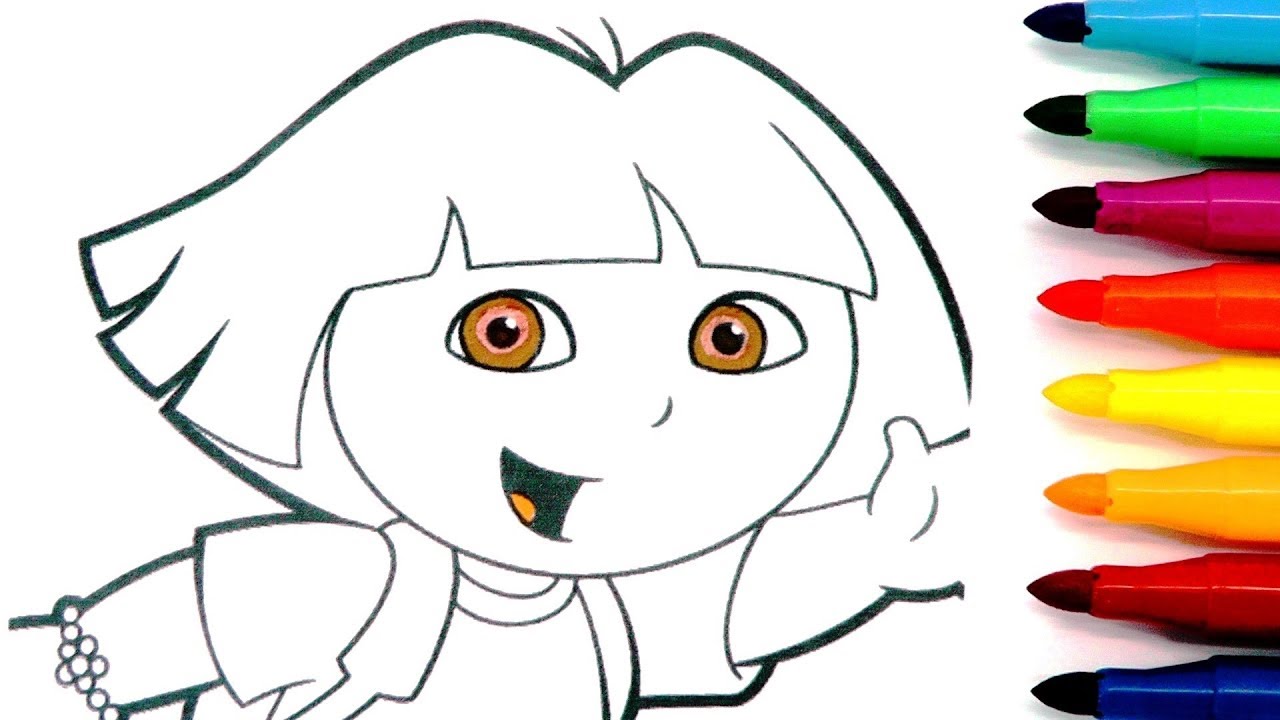 ROTULADORES MÁGICOS DE DORA EXPLORADORA CON DIBUJOS SORPRESA. Color ...