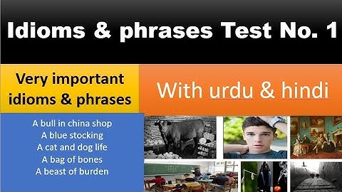 idioms and phrases tip & tricks in Hindi and Urdu 2022