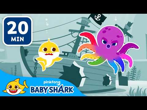 Meet Evil Octopus🐙 Will Baby Shark survive? | Hide and Seek | Baby Shark Official