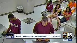 DPS trooper arrested for threatening to kill coworker