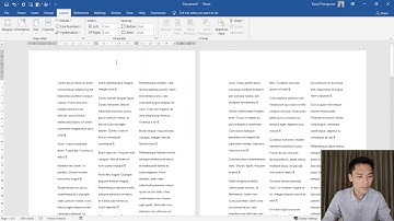 (MS Word) EP.4 - การแบ่งคอลัมน์เอกสารการและการใช้งานชุดคำสั่ง Breaks (Page Breaks & Section Breaks)