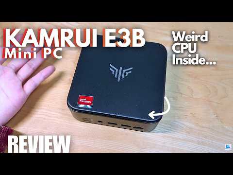 REVIEW: KAMRUI E3B Mini PC - Unexpected CPU Processor Originally for Edge Computing? AMD Ryzen V2748