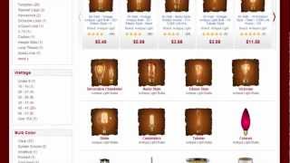 Antique Light Bulb Co. S2419 60-Watt Victorian Style Antique Light Bulb