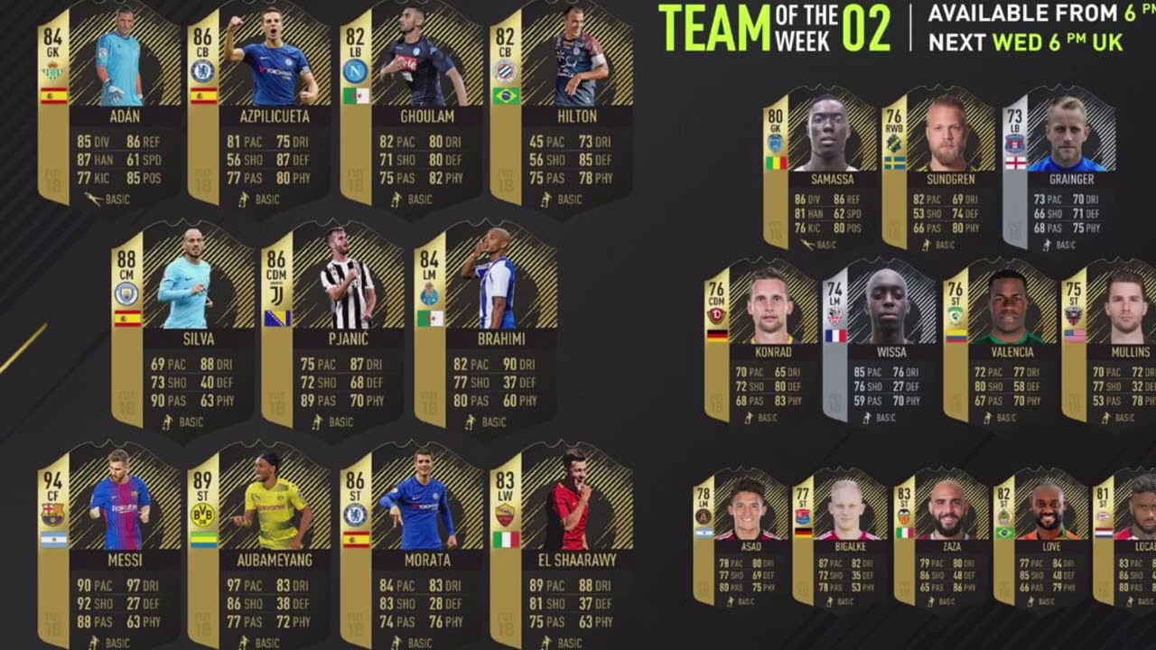 FIFA 18 TOTW #2 (MESSI)