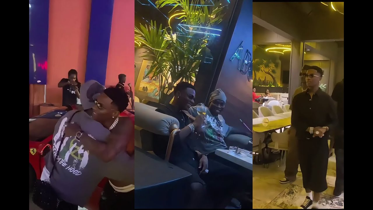How Wizkid's Surprise Visit to Reekado's New Lounge Broke the Internet
