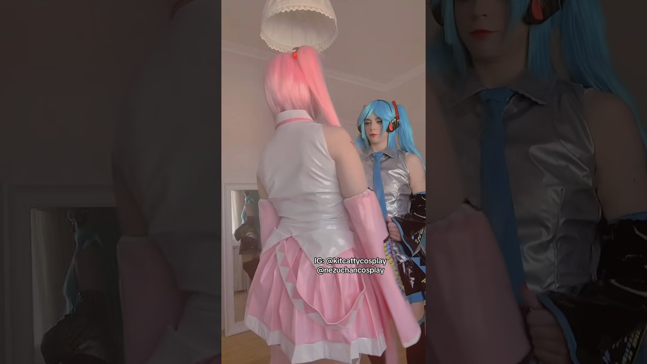 MIKU GET OUT OF MY WAY #cosplay #cosplayer #cosplaygirl #projectdiva #comedy #hatsunemiku #miku