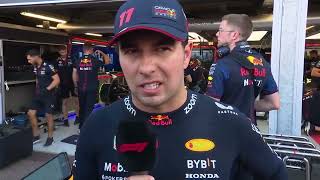 Sergio Perez FP2 Interview | 2023 Monaco Grand Prix