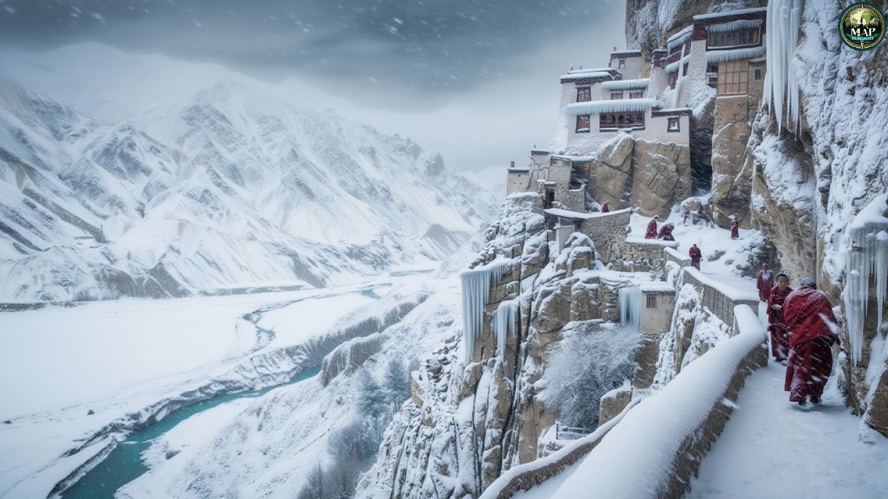 Inside an Isolated Himalayan Cliff Monastery | 1,000 Years Frozen in Time