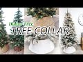 CHRISTMAS TREE COLLAR DIY / $1 Laundry Basket Christmas DIY/ Dollar Tree DIY