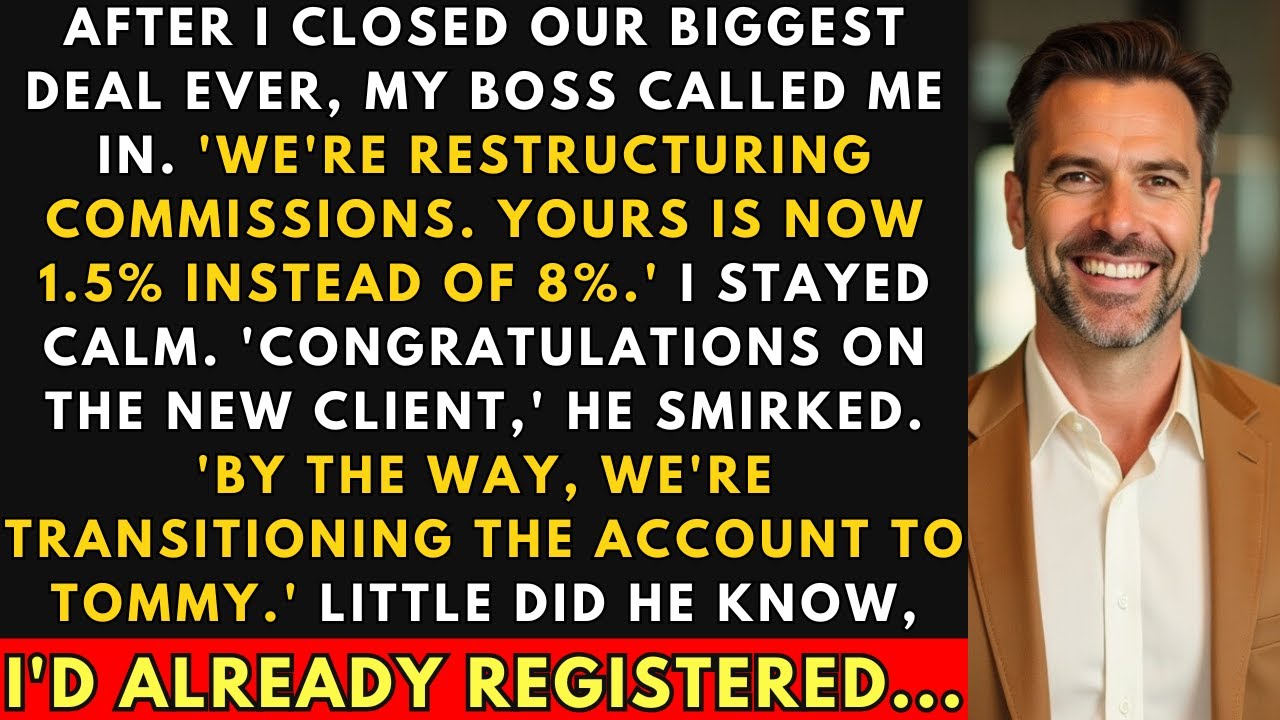 My Company Cut My Commission After I Landed A $2.8M Client, But They Forgot One Thing