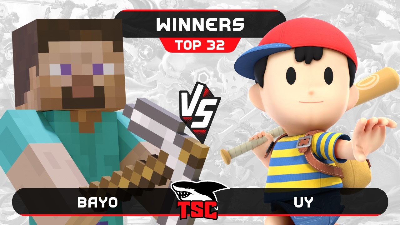 Uy (Ness) vs Bayo (Steve) - Top 32 - Smacho League 17 - SSBU