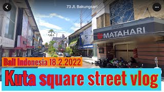 Kuta square bali | update the condition,street vlog and enjoy the town #kutasquare #bali #baliupdate