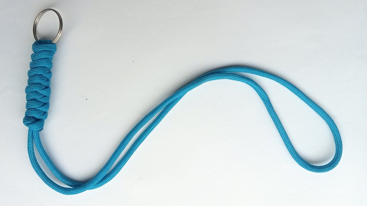 Make Paracord Lanyard in 4 Minutes Like a PRO!