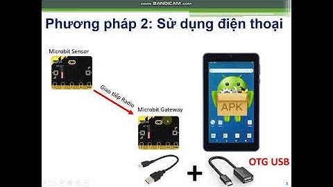 Microbit Gateway và ThingSpeak