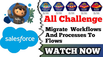 Migrate Workflows and Processes to Flows | Salesforce Trailhead | All challenge