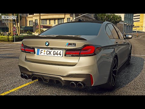 ДРИФТ В GTA V НА БМВ М5 Ф90 АХМЕДА WENGALLBI ПОД ПЕСНЮ РАПАПАМ