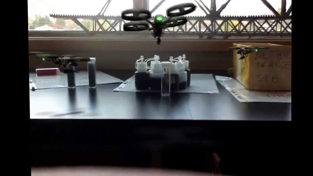 Epic Flying Robot Battle