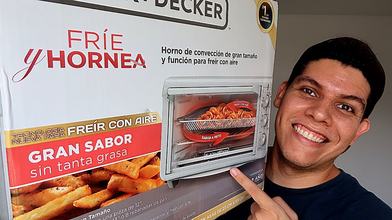 Compré un HORNO con AIR FRYER y lo puse a prueba 📺 ¿Vale la pena? -  UNBOXING - YouTube