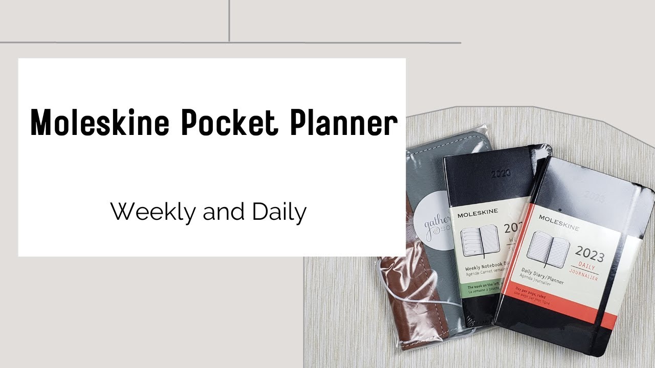 moleskine-pocket-daily-and-weekly-planner-tn-flip-through-and-setup