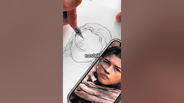 How to Draw REALISTIC Faces 👀✍🏻 #arttutorial