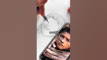 How to Draw REALISTIC Faces 👀✍🏻 #arttutorial