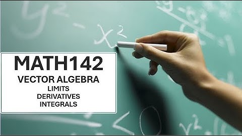 WTW158 UP: Vector Algebra | Angle between two vectors | Orthogonal Vectors| Equation of a line plane