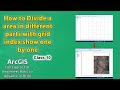 How to divide a area in diff parts with grid index l ArcGIS For Beginners-Class 10_Hindi/Urdu