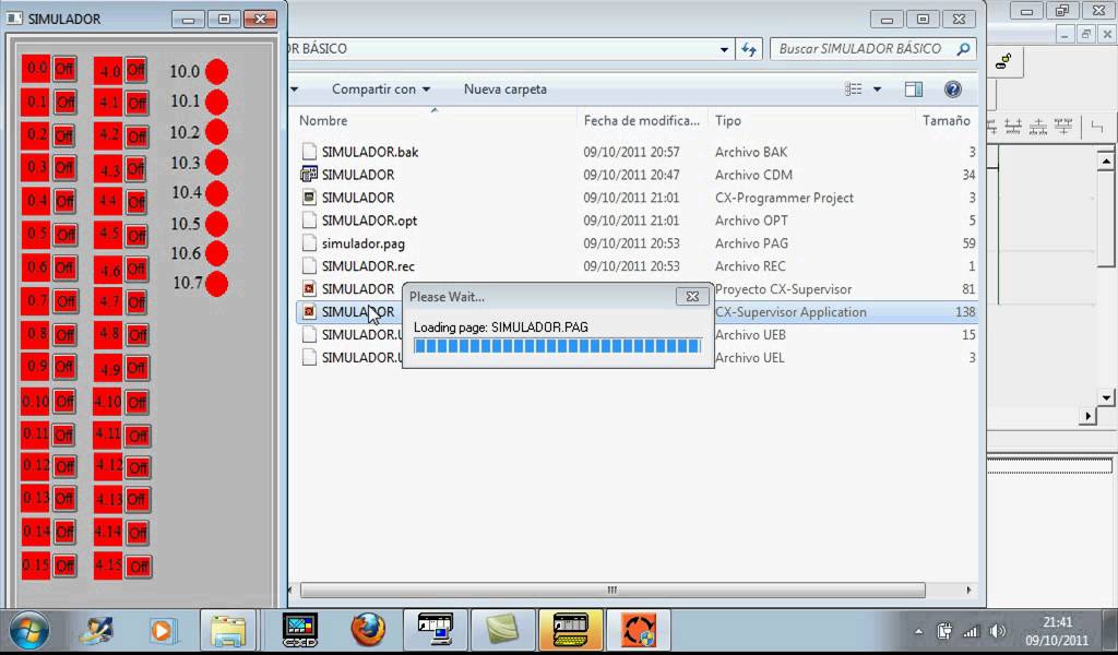 Práctica 1: Gobernar 1 salida mediante dos pulsadores.CX PROGRAMMER, CX ...