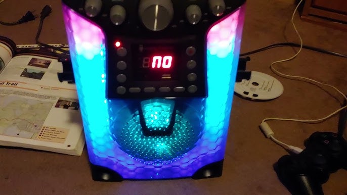 Singing Machine Kids Mood Bluetooth Karaoke System Blue/Green