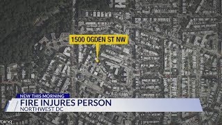 DC firefighters rescue person from fire in Northwest