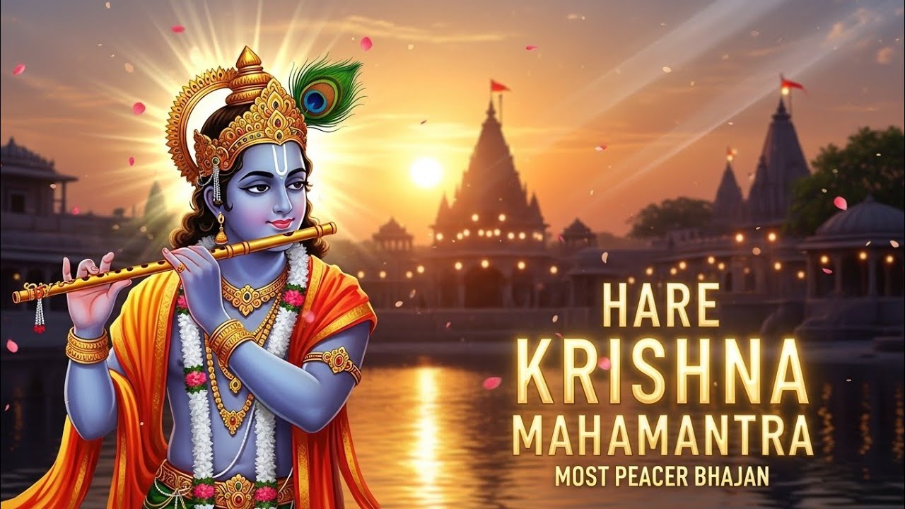 Hare Krishna Hare Krishna | Krishna Mahamantra | Most Peaceful Krishna Bhajan | Hare Rama Chant