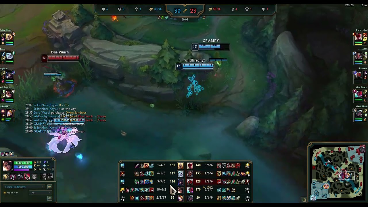 my creative one shot samira build test