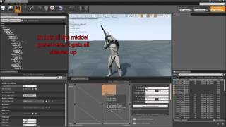 Week 1: UE4.9 Aim Offset losing contact with hand