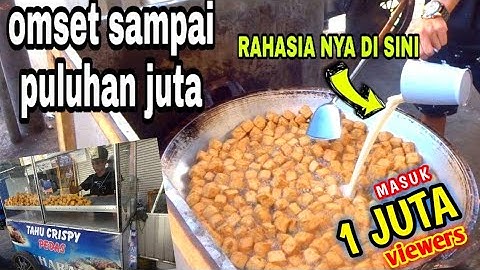 Thumbnail of CARA MEMBUAT TAHU CRISPY PEDAS - DI JUAL HANYA 500 RUPIAH TAPI OMSET PULUHAN JUTA