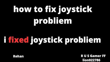 how to fix joystick in free fire : joystick problem in free fire