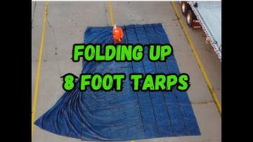 How to Fold an 8-Foot Flatbed Tarp (Step-by-Step for Open Deck/Flatbed Drivers)