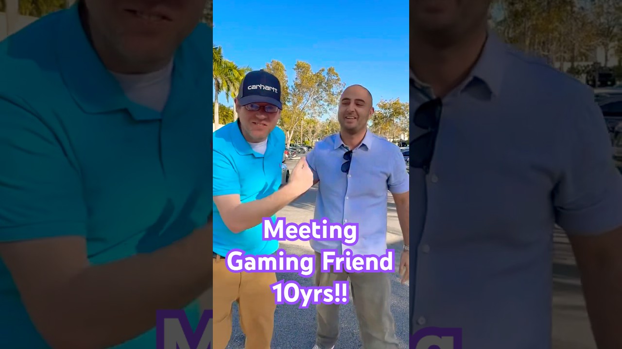 Встреча с другом-геймером, с которым мы дружим уже 10 лет 