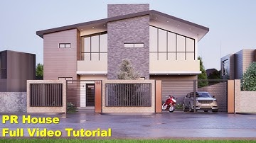 PR House | Full Video Tutorial | Revit Architecture | Twinmotion