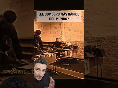 ¿El bombero más rápido del mundo?.#supervivencia #sabiasque #curiosidades