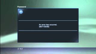 CAN'T SIGN IN PS3 ERROR CODE ( 80710D36 ) CAN'T CHANGE PS3 PASSWORD ARE YOU GETTING THIS TOO
