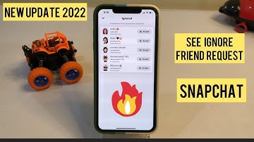 How to see how many friend request you ignored on Snapchat (new update 2022)