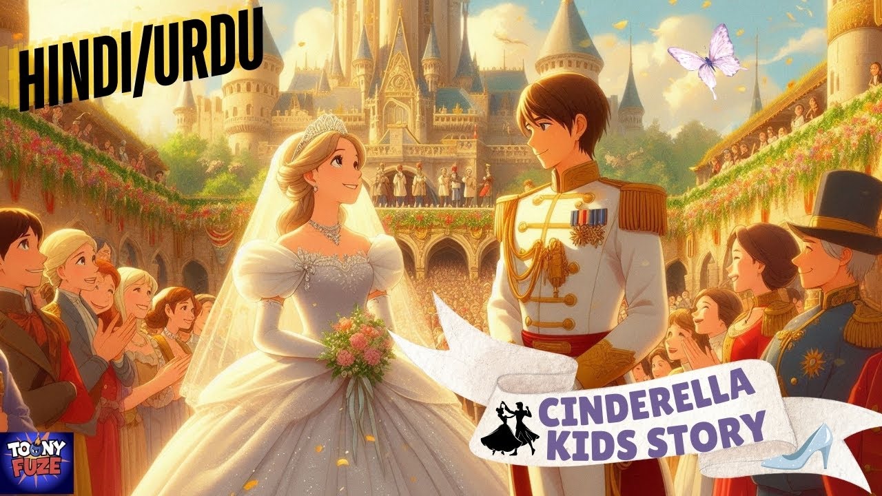 Cinderella | Story in Urdu/Hindi | Kids Animated Videos | Kids Learning | Stories for Kids