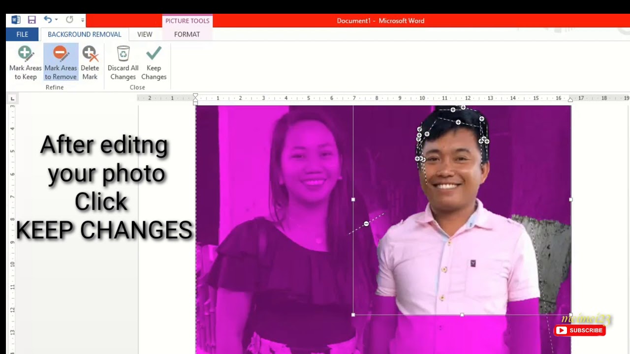 How To Make 2x2 Id Picture Using Ms Word Youtube