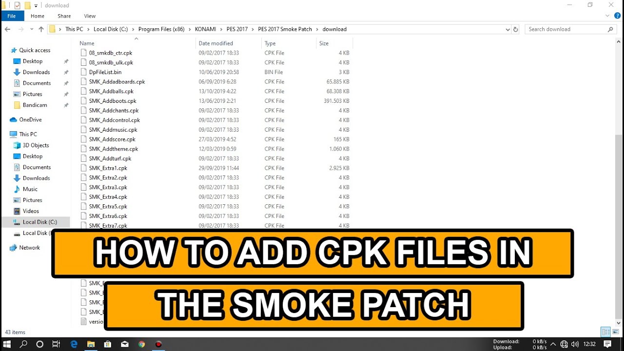 How To Add CPK Files In The Smoke Patch YouTube